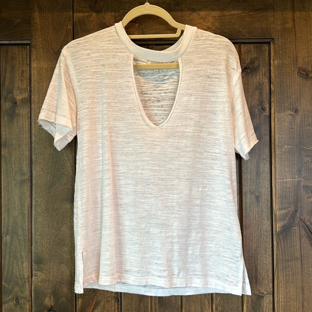 Lucky Brand keyhole shirt